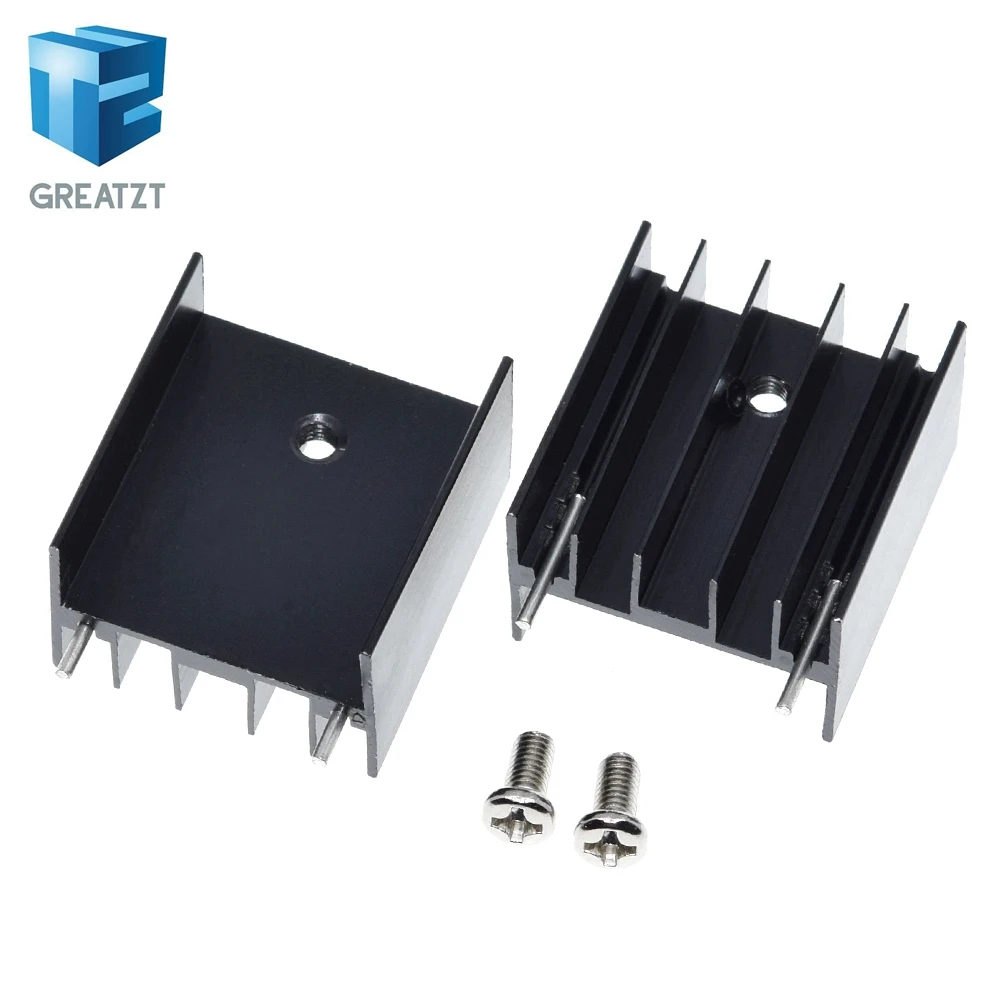 Heatsink 25x24x16mm Radiator Cooler Radiator Aluminum 25*24*16mm Heat Sink Metal Slotting For Cooling Chip 25mmx24mmx16mm