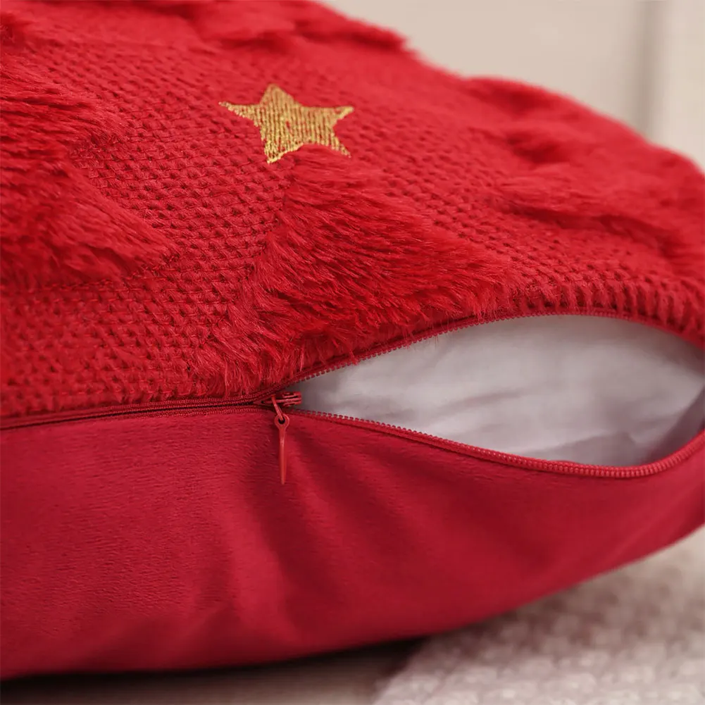 شجرة عيد الميلاد وسادة تغطي 45x45 سنتيمتر غطاء الوسادة الأريكة وسادة القضية للأريكة أريكة عطلة المهرجانات الشتاء ديكور المنزل