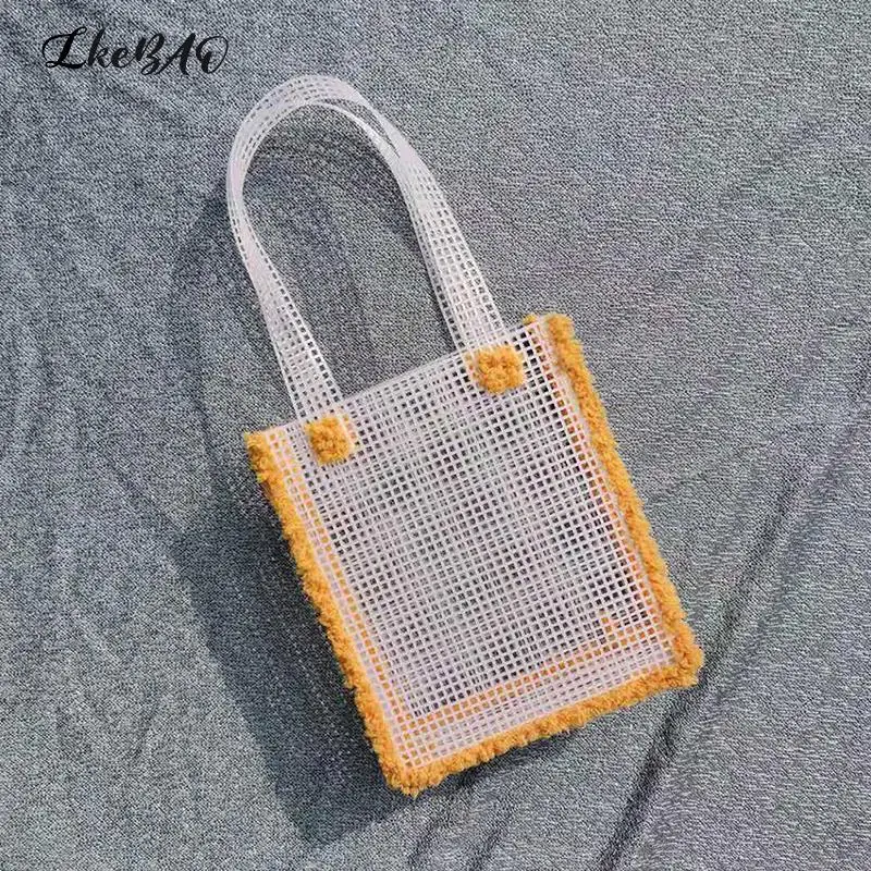 DIY Handcraft Bags Plastic Mesh Cloth Grid Plate For Bags Making Weaving Material Latch Hook Plastic Grid Hook Crafts Accessorie