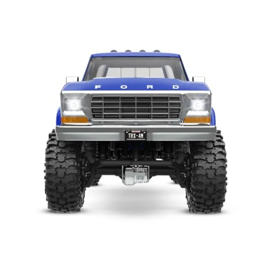 1/18 TRX-4M F-150 High Trail Crawler Truck with Off-Road Performance Black Body Durable Composite Chassis Advanced Susp