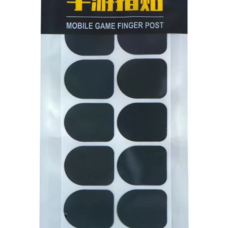 10 Pcs Mobile Game Finger Stickers Full Touch Screen Finger Sticker Sweat-Proof & Breathable Screen Contact Stickers For Gloves