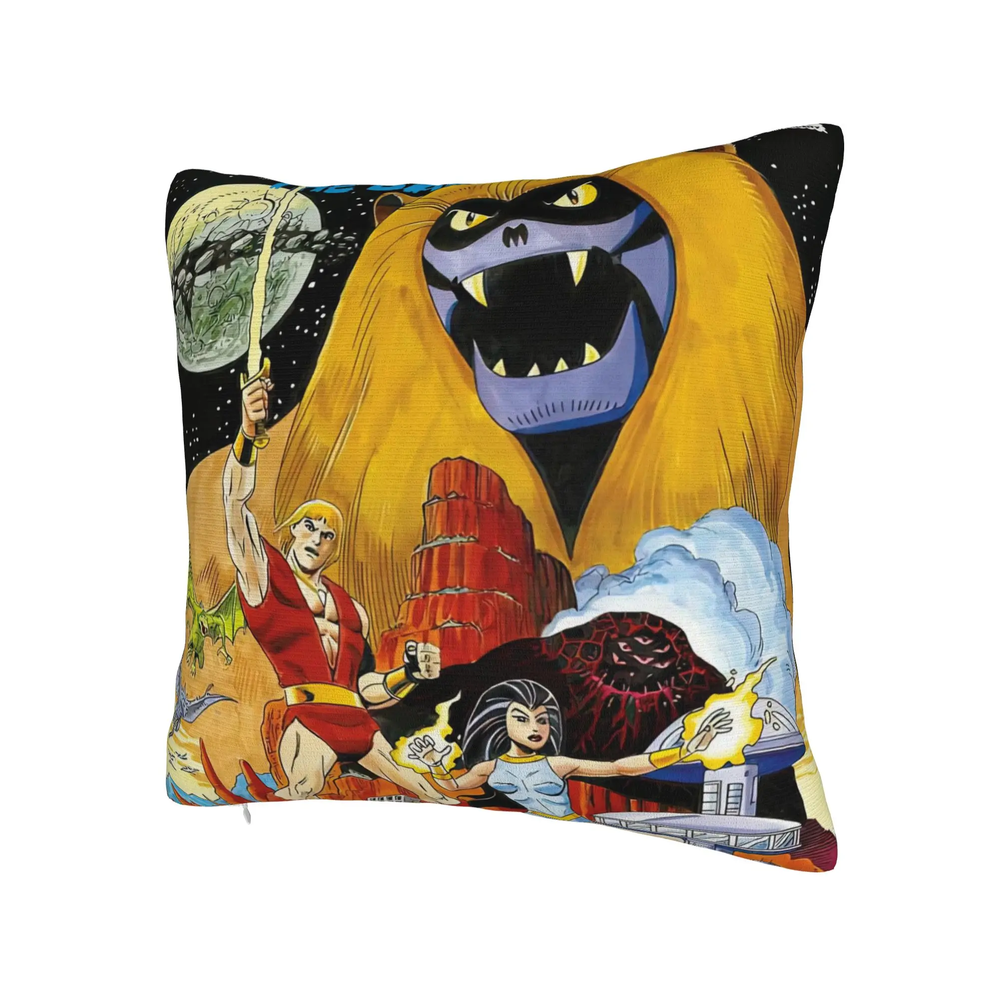 Decorative Pillowcases Thundarr The Barbarian Merch Home  Pillow Case Cover Square Multi Size