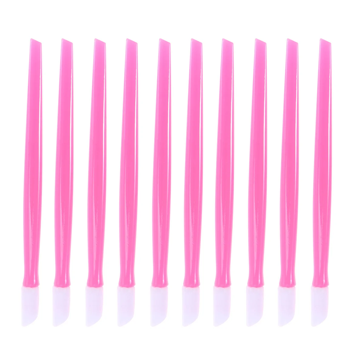 100 pièces poussoirs à cuticules en plastique manucure dissolvant de peau morte poussoirs pour Nail Art conception ergonomique