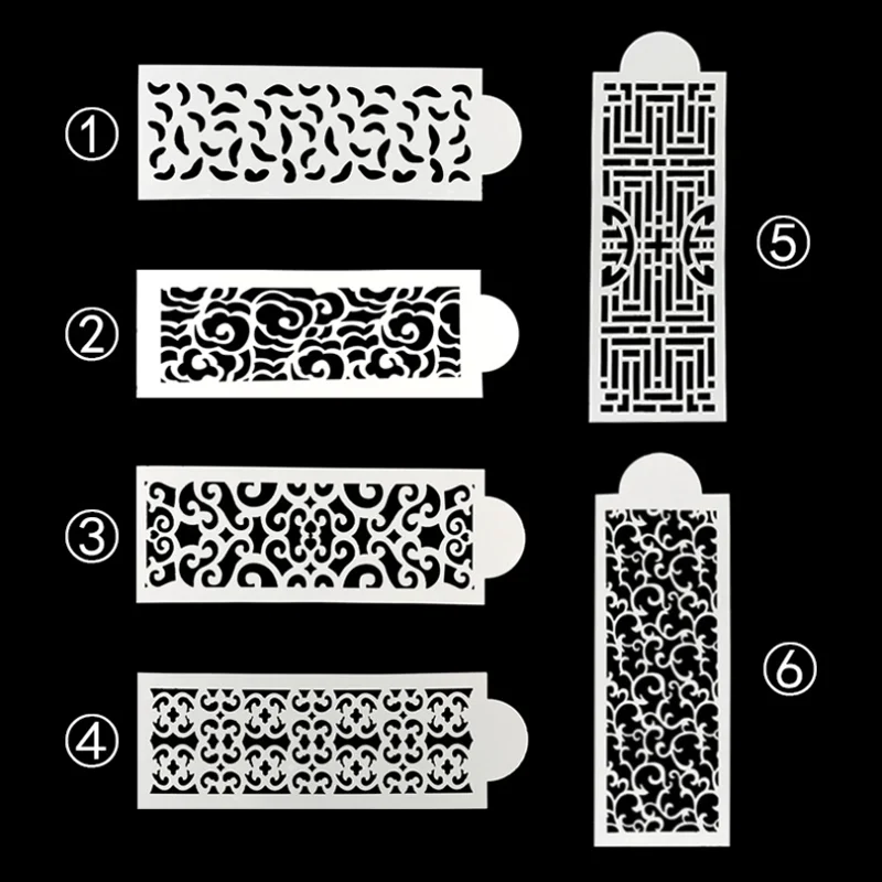 

Vine Cake Lace Spray Mold Baking Stencils For DIY Wall Scrapbook Journal Photo Album Embossing Graffiti Decor Painting Template