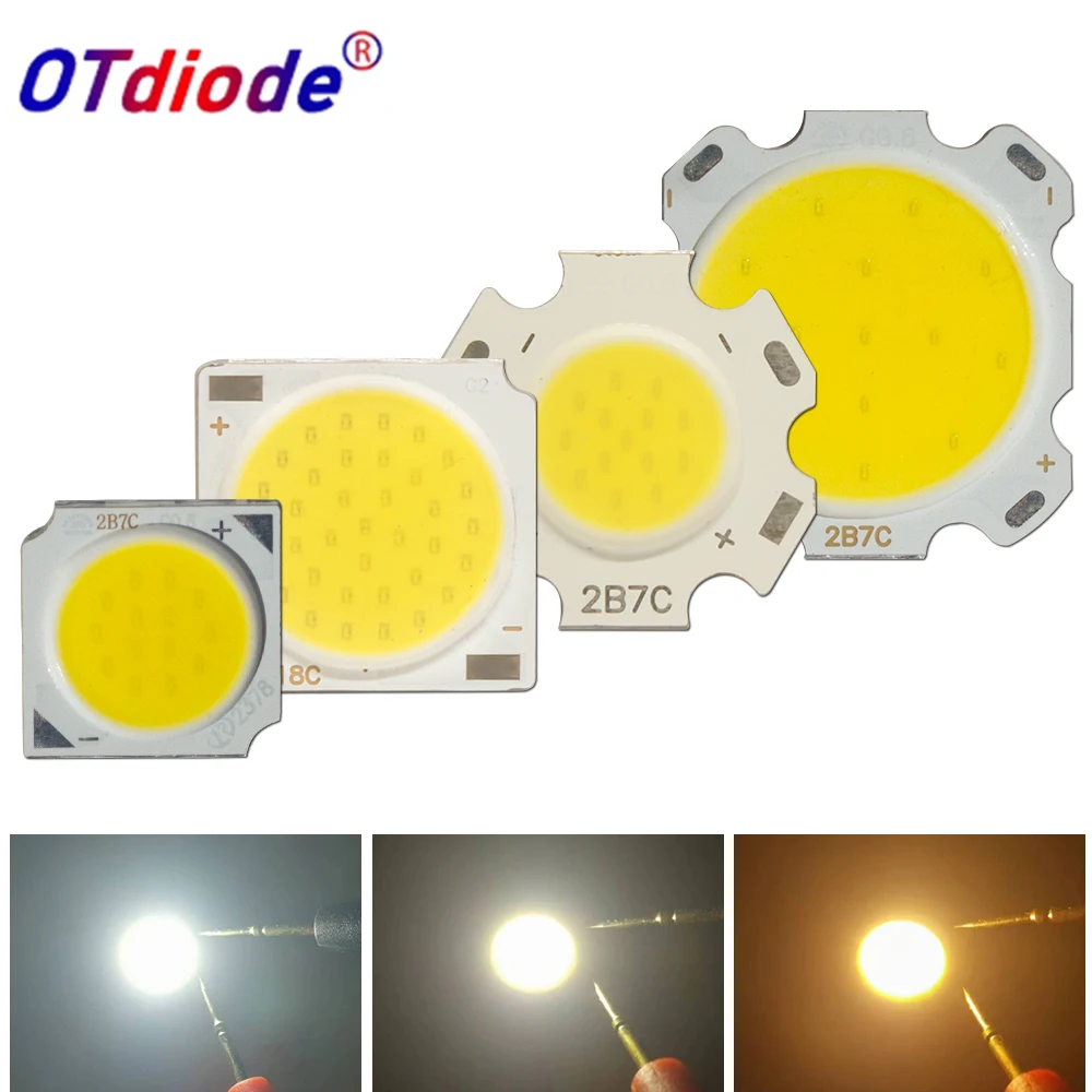 10 sztuk COB LED 3W5W7W10W12W15W18W30W neutralna zimna ciepła biała tablica 250 ma1 3/20mm 1919 chipy lampa reflektor lampy typu Downlight DIY