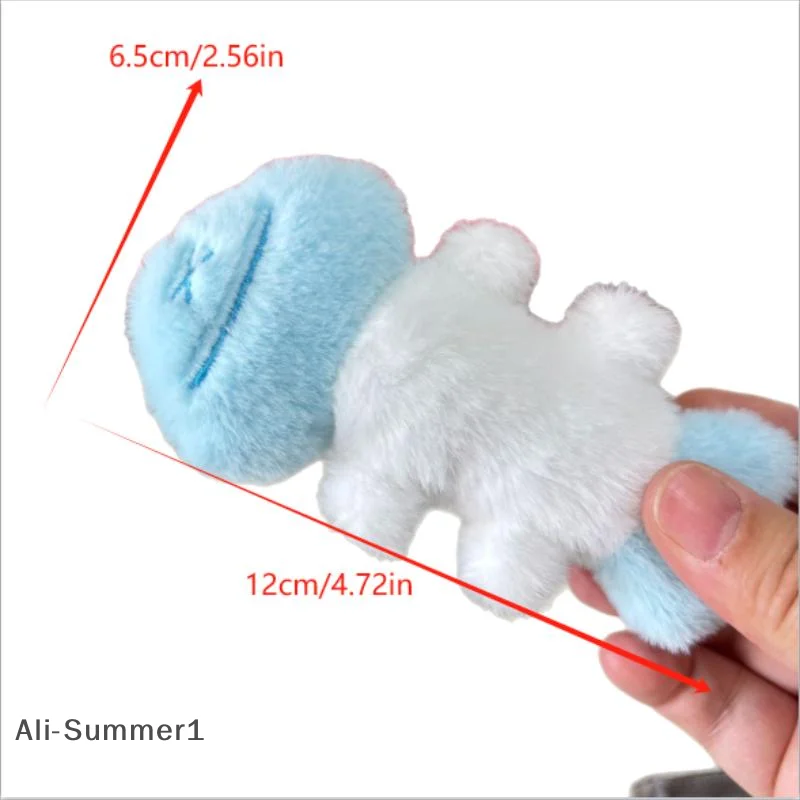 1/2개 귀여운 만화 재미있는 물고기 뼈 플러시 인형 장난감 열쇠고리 가방 펜던트 창의적인 배낭 장식품 어린이 선물