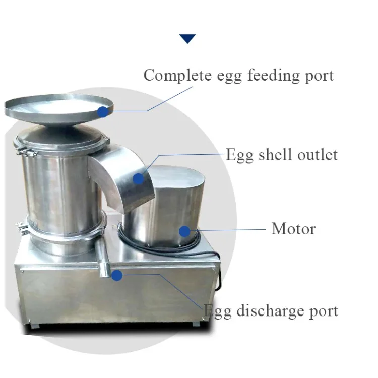 Eggshell Liquid Separator/egg Breaker Machine for Egg Liquid Egg Shell Breaker