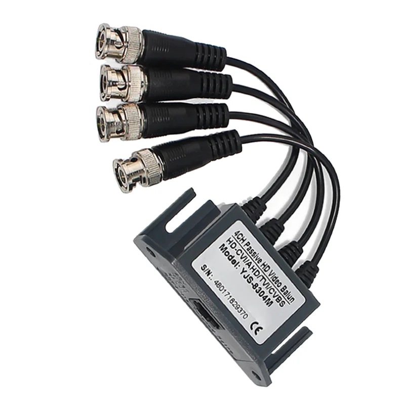 

A92Z 4-полосный коаксиальный HD-передатчик для камеры видеонаблюдения/камеры наблюдения Trend 4-канальный видеобалун BNC UTP CAT5, совместимый