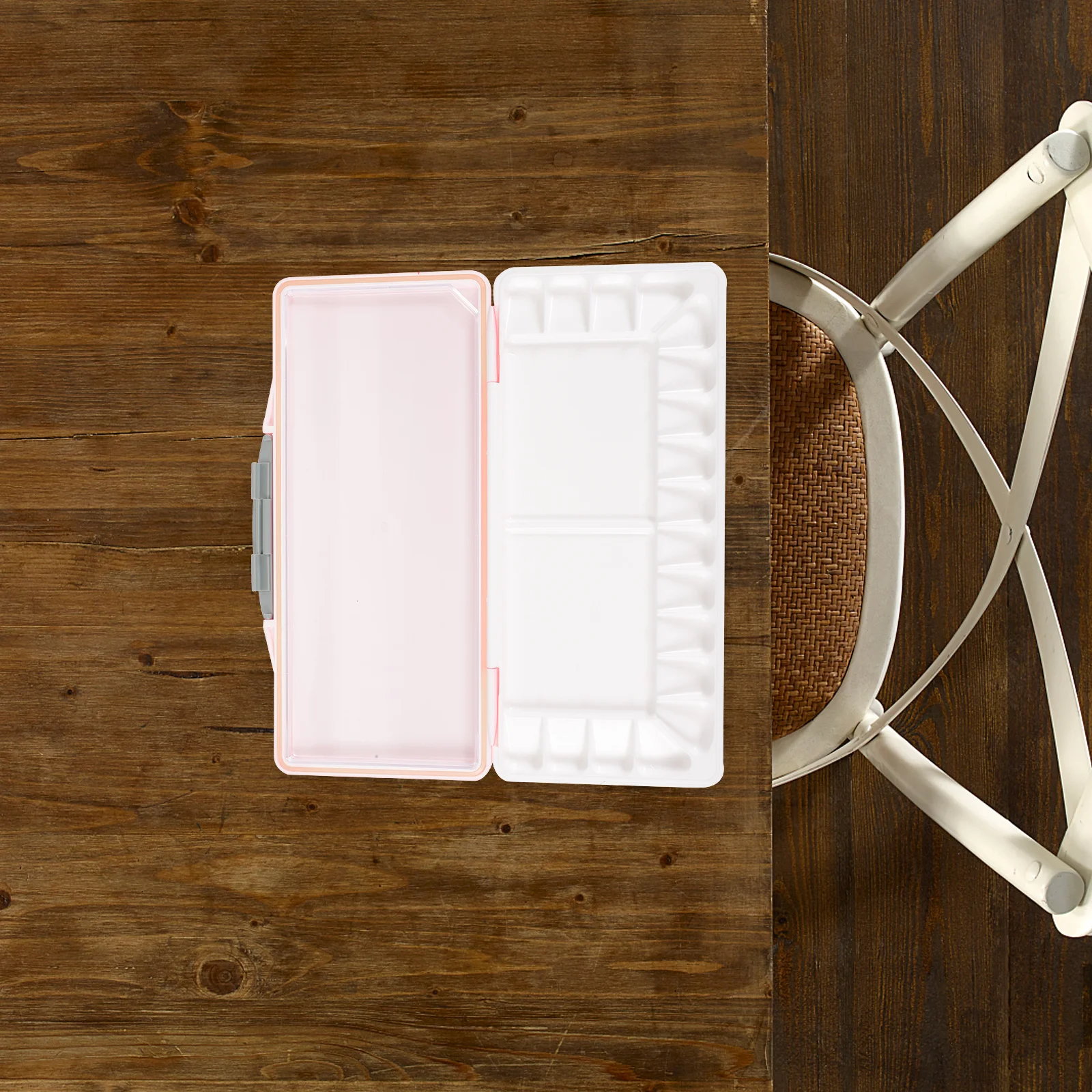 

Plastic Watercolor Palette Case Durable Artist Student Tray Easy Clean Color Mixing Box Paint DIY Tool Gift Art Supplies