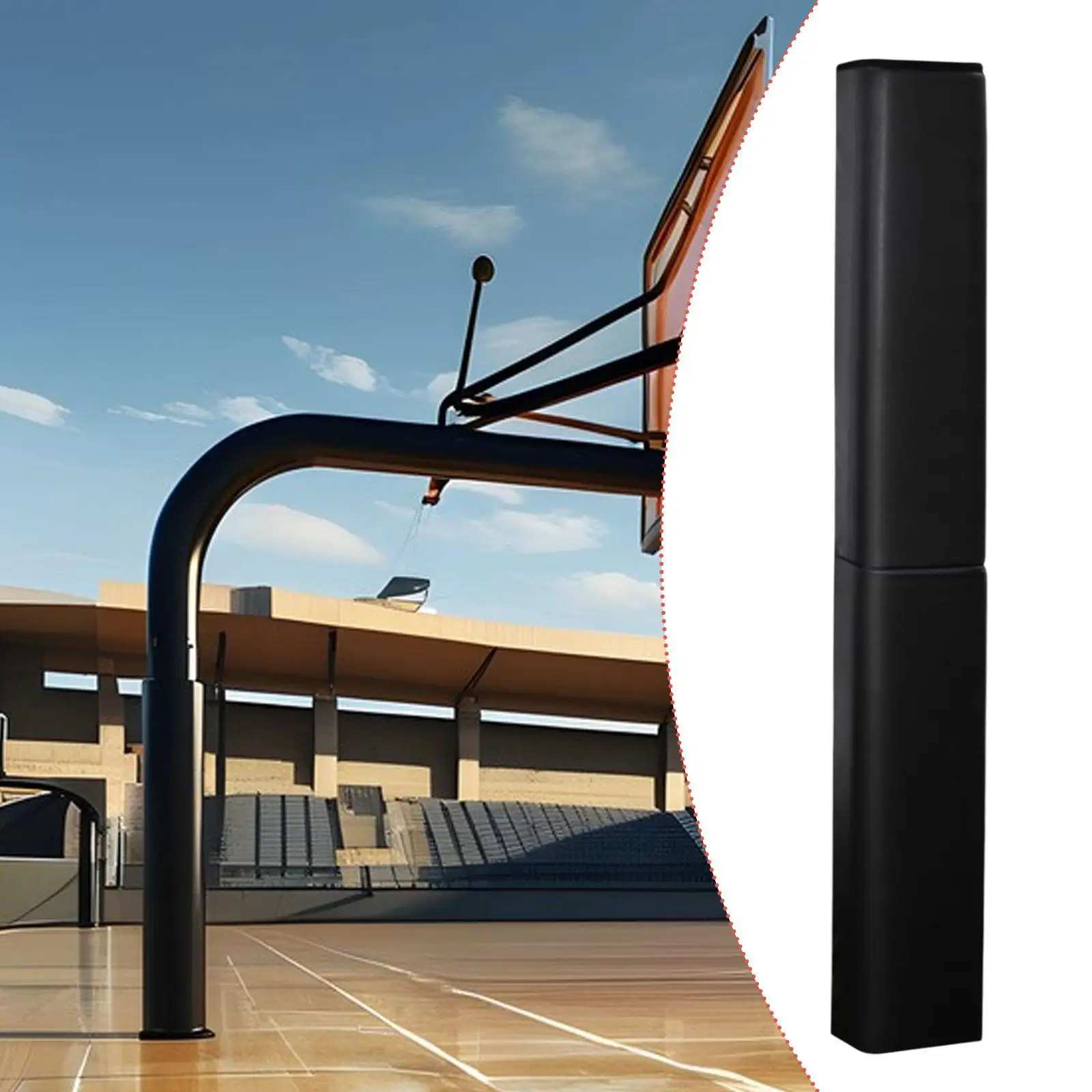 

Leather Sponge Basketball Pole Padding Easy Install Sports Facility Safety Equipment for Mini Basketball Goal Post