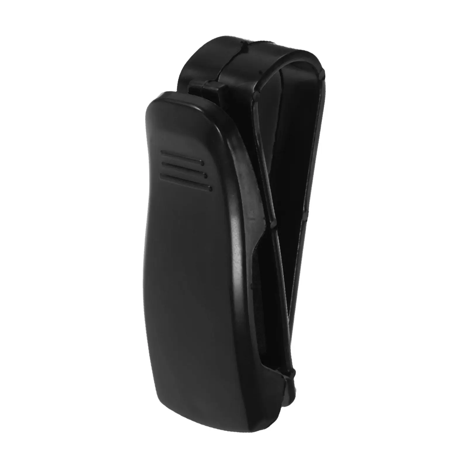 

Черный пластиковый держатель для солнцезащитных очков на козырек автомобиля: надежный зажим для безопасного и аккуратного хранения очков, не загрязняет обзор