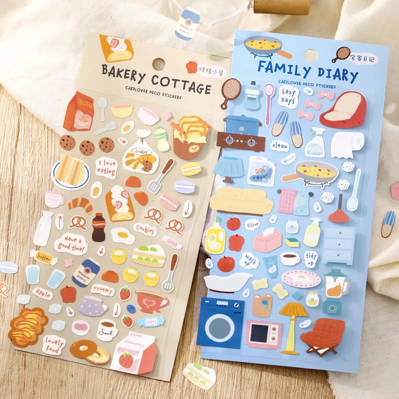 Cute Daily Plan Design Paper Stickers Scrapbooking Junk Journal Collage Material Craft Supplies for Organizing And Creativity