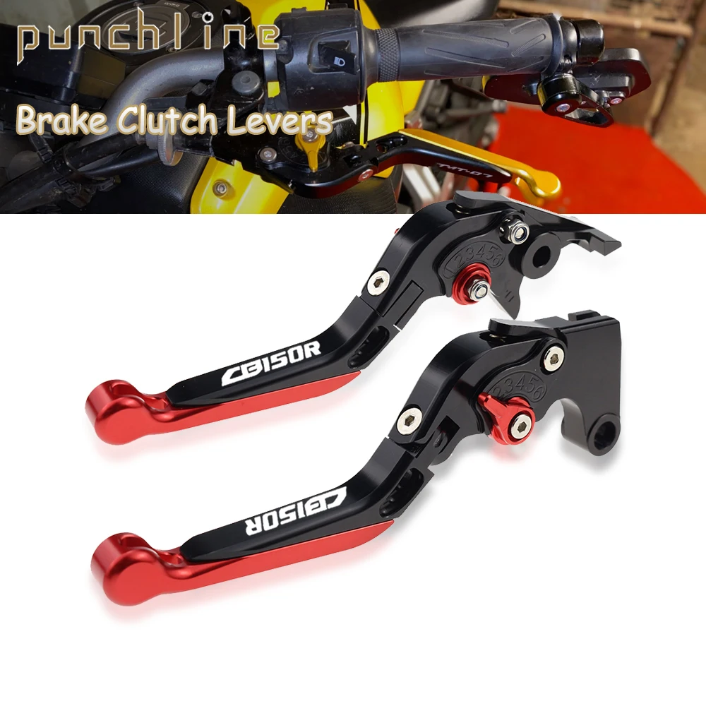 

Fit CB150R 2017-2018 Clutch Levers For CB 150 R CB 150R Folding Extendable Brake Handles