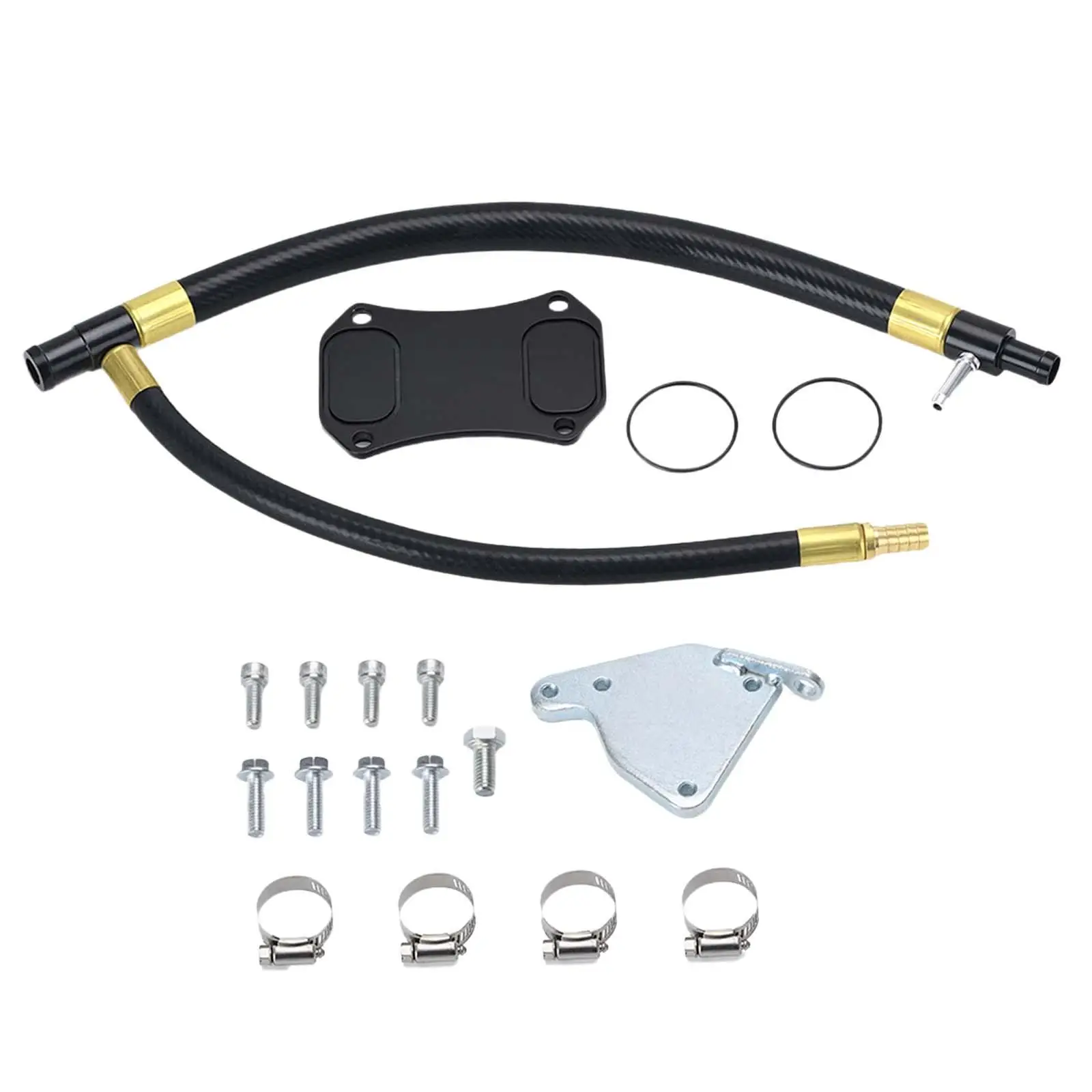 Egr Valve Cooler Kit Stable Performance Convenient Installation Professional Assembly Removal Kit for Duramax Lml Diessl