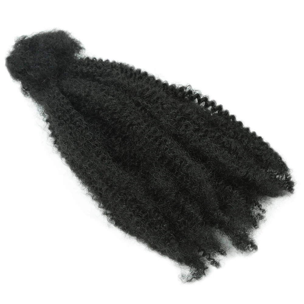Alibaby 12 Zoll synthetische Afro Kinky Curly Crochet Haarverlängerungen Spring Twist Flechthaare für Locs Zöpfe natürlich aussehend – Detail 16