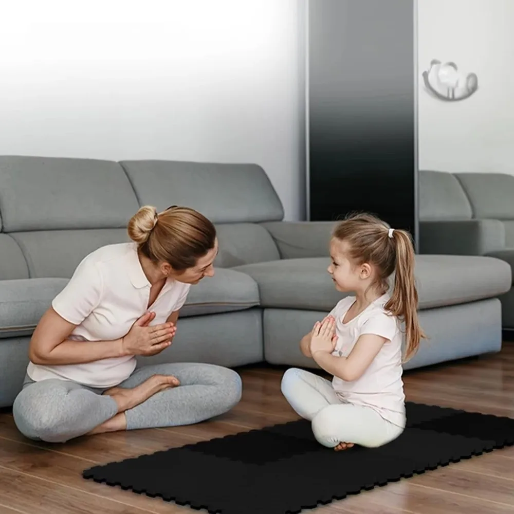Easy Clean EVA Foam Play Mat Interlocking Protective Surface Floor Pad Puzzle Tile Soft Yoga Mats for Tatami Home Floor