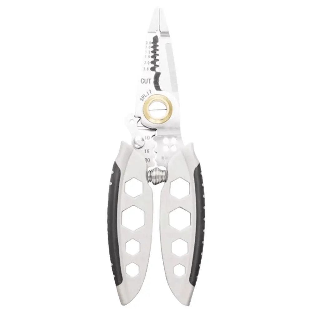 7-inch Multipurpose Wire Stripper - Professional Tool Gift Electrician Crimpe Pliers For Wire Stripping Cable Cutters Hand Tool