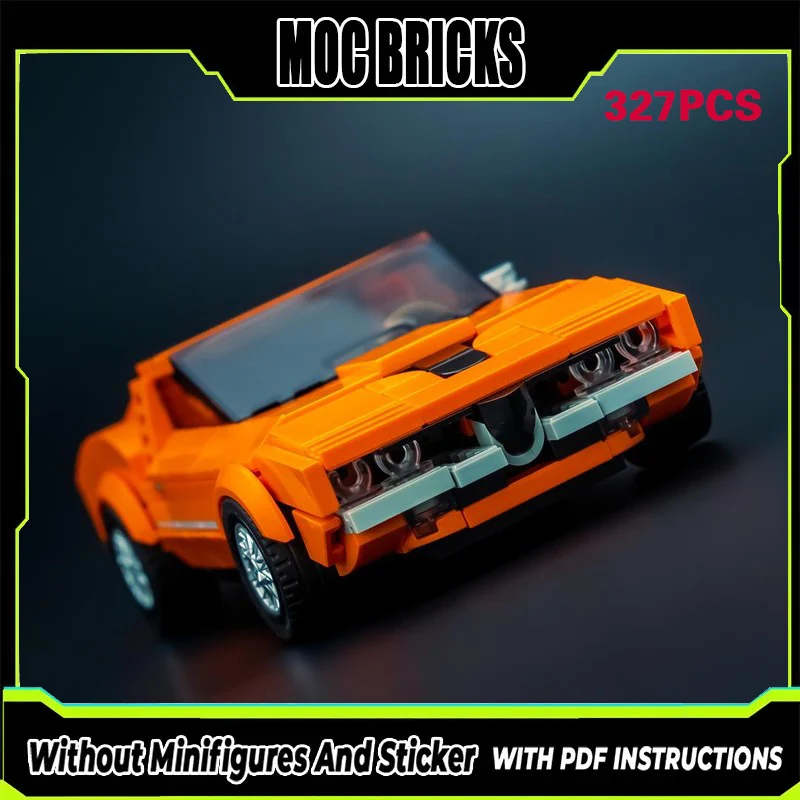 

Модель гоночного автомобиля Speed Racing Car MOC, конструктор из строительных блоков, гиперкар Montreal, модульная технология, подарки, праздничный набор для сборки, детские игрушки