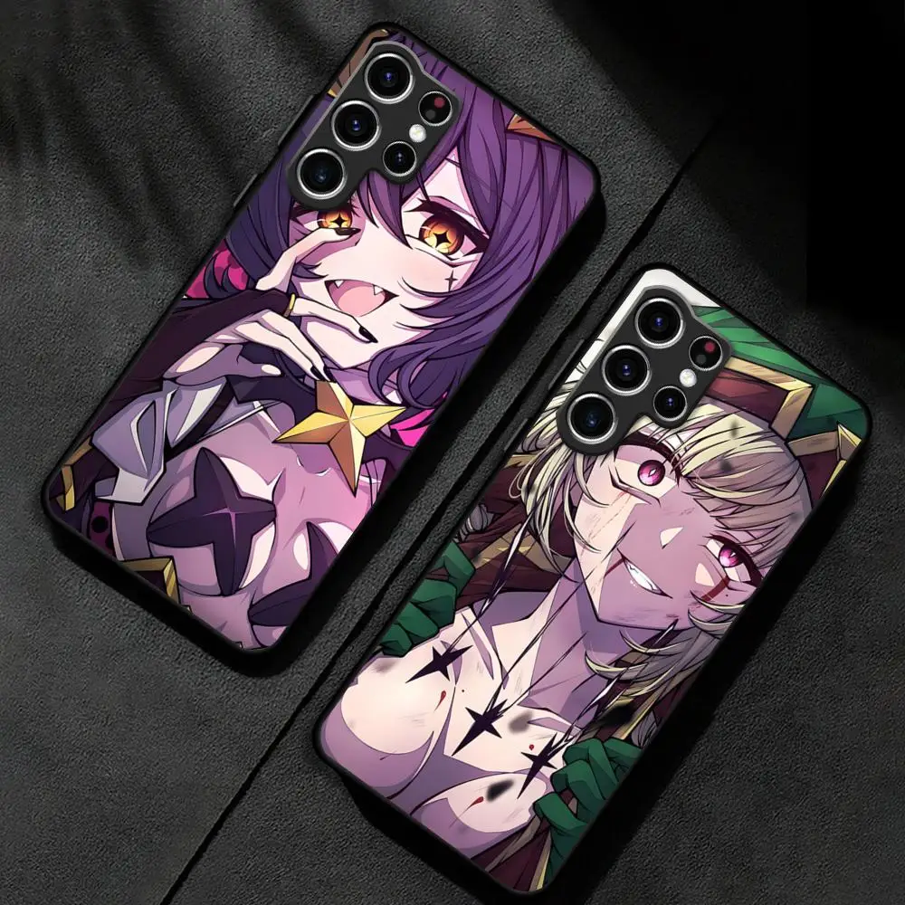 Hiiragi Utena Anime Phone Case For Samsung Galaxy S25 S24 S23 S22 S21 S20 Plus Ultra Note20 Soft Black