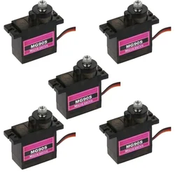 10/5 PCs MG90S Micro Metal Gear High Speed 9g Servo for RC Plane Helicopter Boat Car 4.8V- 6V Car Boat Kids toy Accessory New