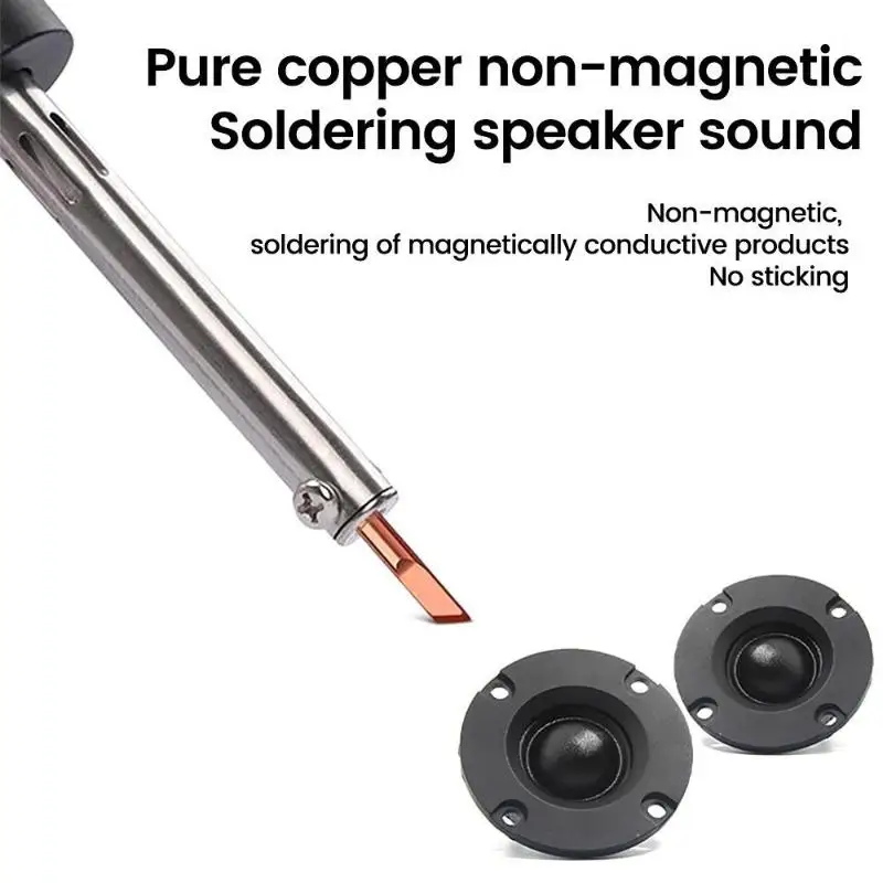 900M T Soldering Tip Corrosion Resistant Pure Copper Replacement Fit for 936 937 938 Soldering Station Industrial Use