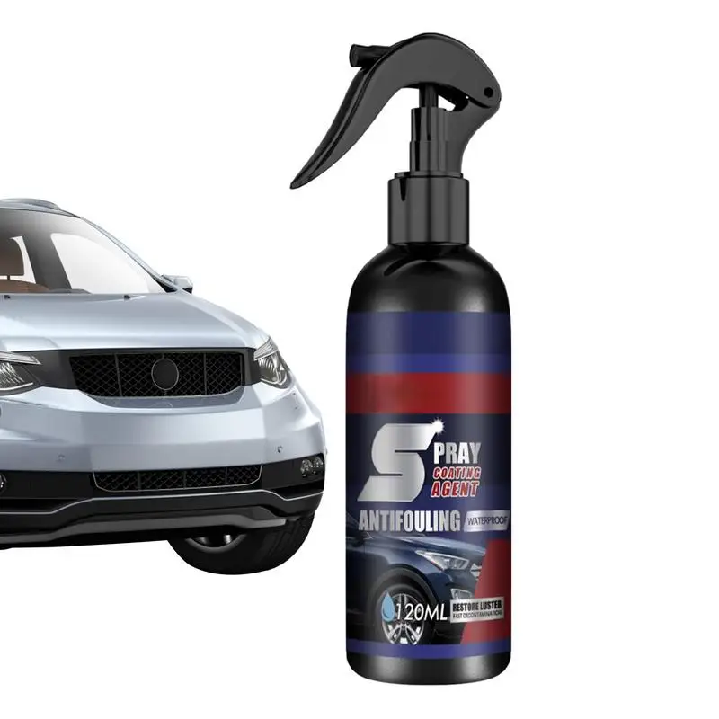 Car Ceramic Coating Spray 120ml Auto Nano Ceramic Coating Polishing Spraying Wax Car Paint Scratch Repair Remover