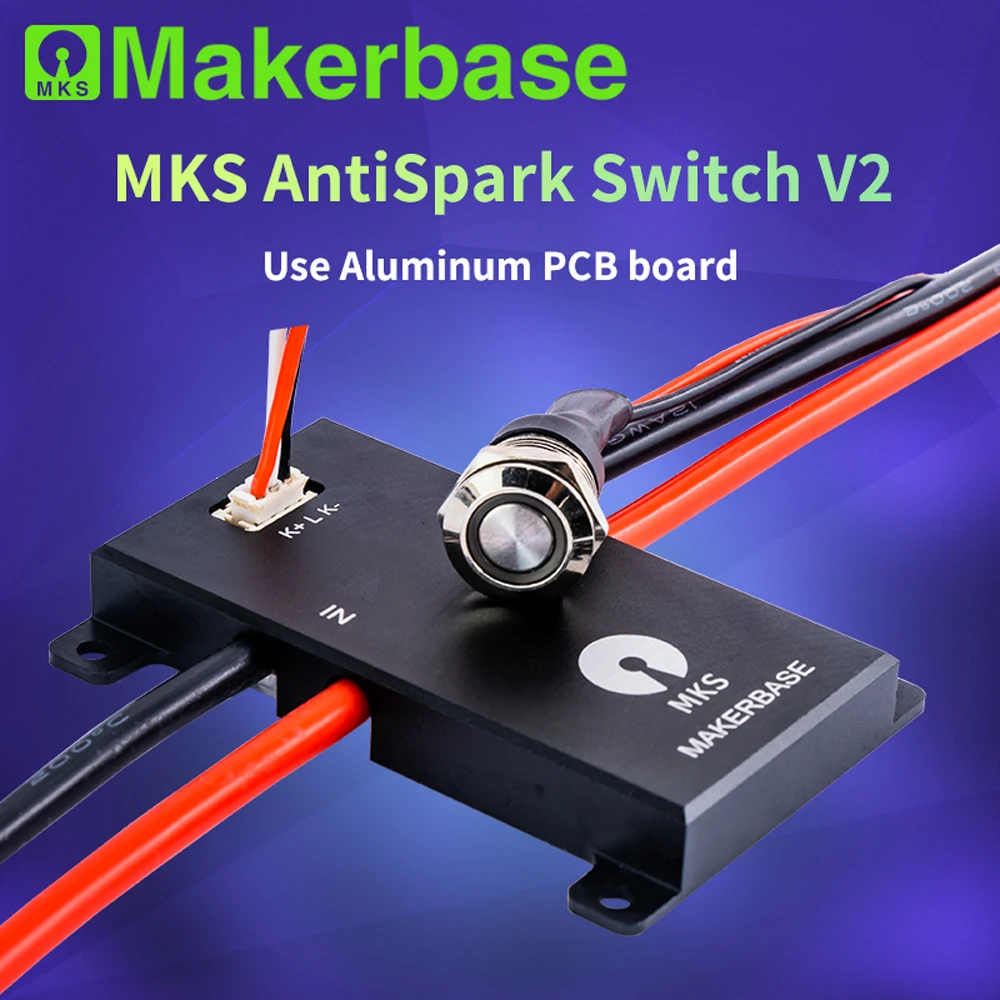 

Makerbase Antispark Switch V2 Aluminum Pcb Board 300a For Skateboard /ebike/ Scooter/robots