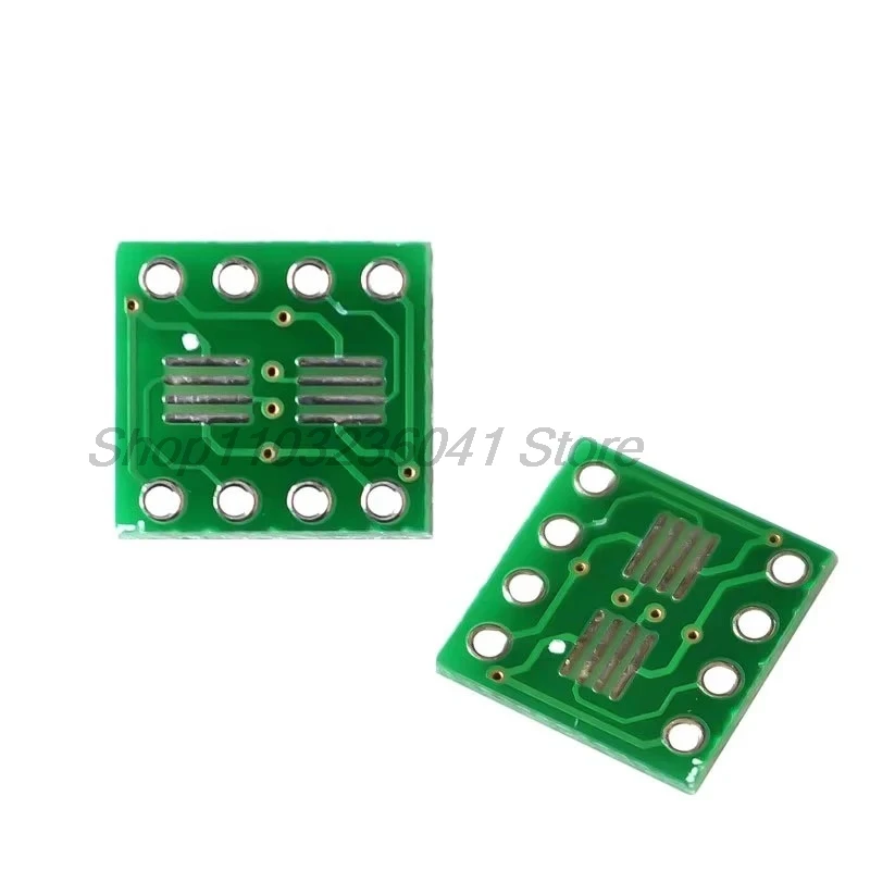 10pcs/lot TSSOP8 SSOP8 SOP8 to DIP8 PCB SOP-8 SOP Transfer Board DIP Pin Board Pitch Adapter In Stock