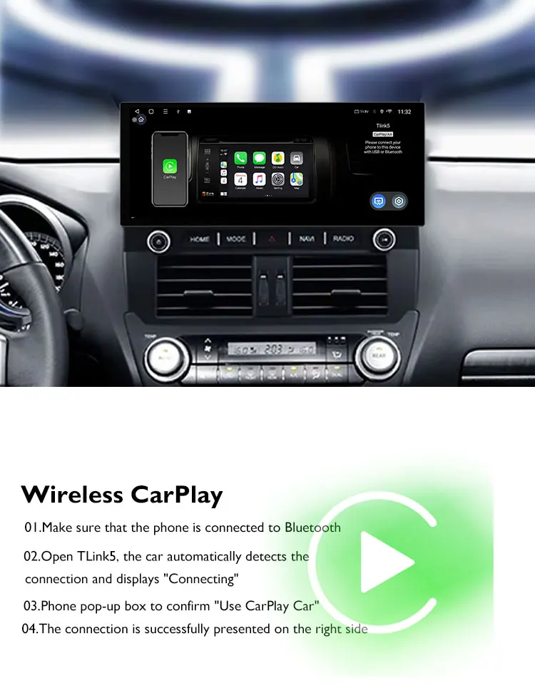 أندرويد 15 راديو السيارة الوسائط المتعددة اللاسلكية CarPlay الملاحة لتحديد المواقع واي فاي QLED 2400*900P رقيقة جدا المضيف لهوندا أكورد 8 2008-2013 #5