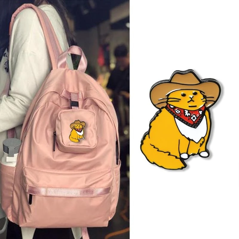 Cowboy occidentale per pazzia in stile gatto battitore perno a perno gioielli per animali d'infanzia