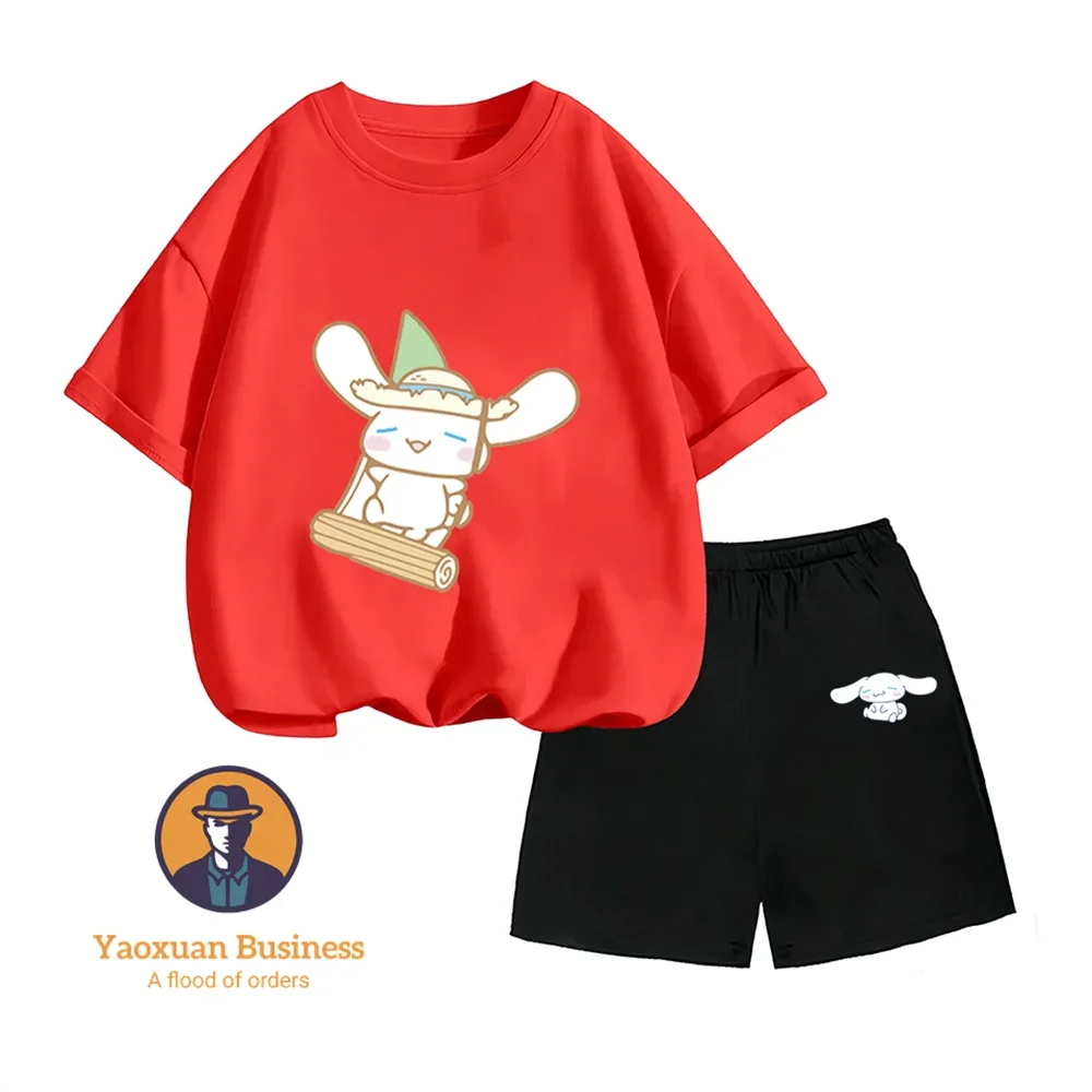 conjunto-de-verao-em-algodao-com-estampa-de-desenho-animado-my-melody-da-sanrio-company-ltd-para-criancas-de-2-a-14-anos-moda-de-verao-para-meninos-e-meninas