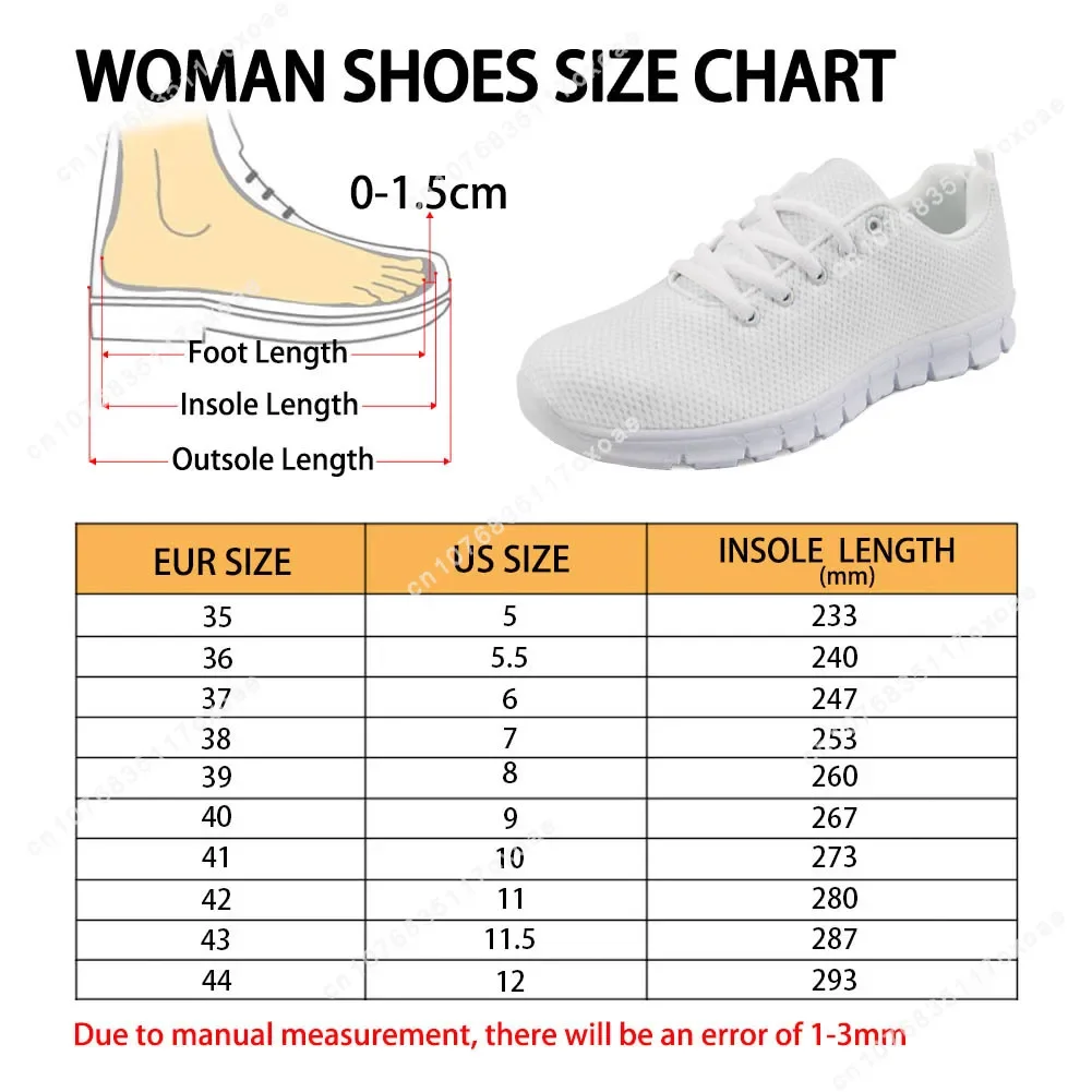 2022 Schattige Witte Paw Print Vrouwen Sneakers Adem Hond Voetafdruk Patroon Dames Schoenen Lente/Herfst Casual Flats Schoenen