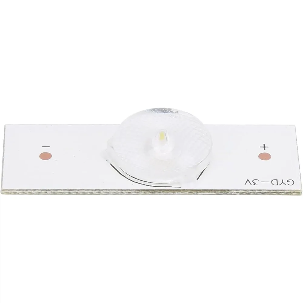 50 قطعة من مصابيح LED، عدسة 3 فولت SMD LED، حبات مصباح اللوحة مع عدسة من الألياف الزجاجية لإصلاح تلفزيون LED مقاس 32-65 بوصة وأضواء الشريط