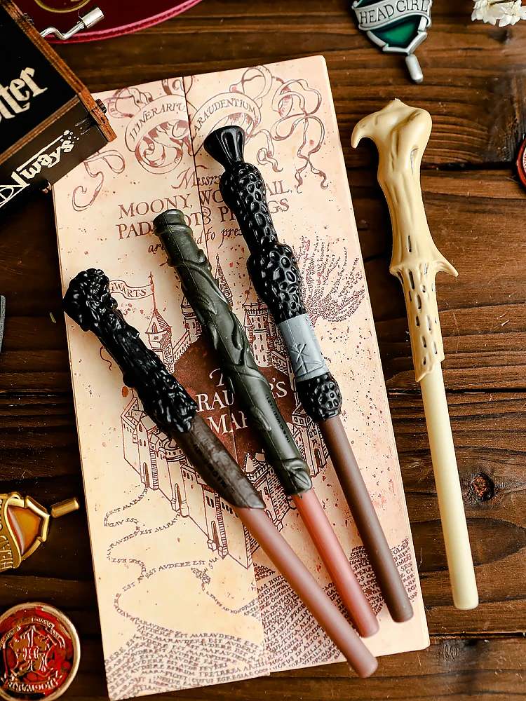 Wizard Magic Wand Pens Harries Potter Movie Peripherals Cosplay Props School Supplies Office Gel Pens Party Gifts for Children