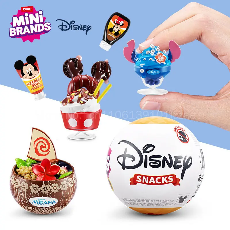 ZURU Mini Brands Mini Dessert Donut Disney Surprise Mystery Blind Ball Diy Collectible Trendy Toy For Adult Collection