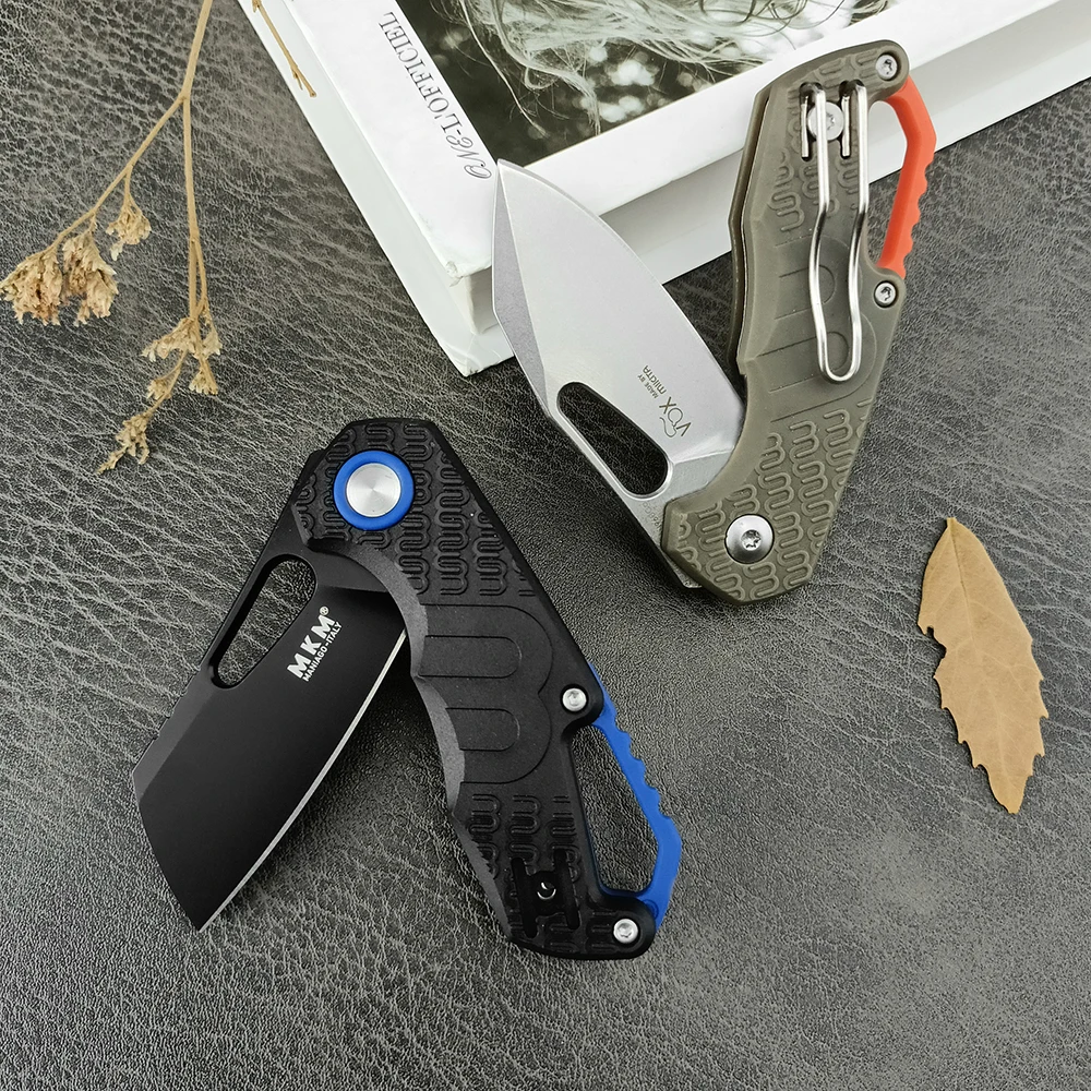 MKM-Maniago F0332 Foldable Hunting EDC Pocket Knife 8Cr13Mov Blade Survival Camping Folding Knife Nylon Fiber Handle Multitools