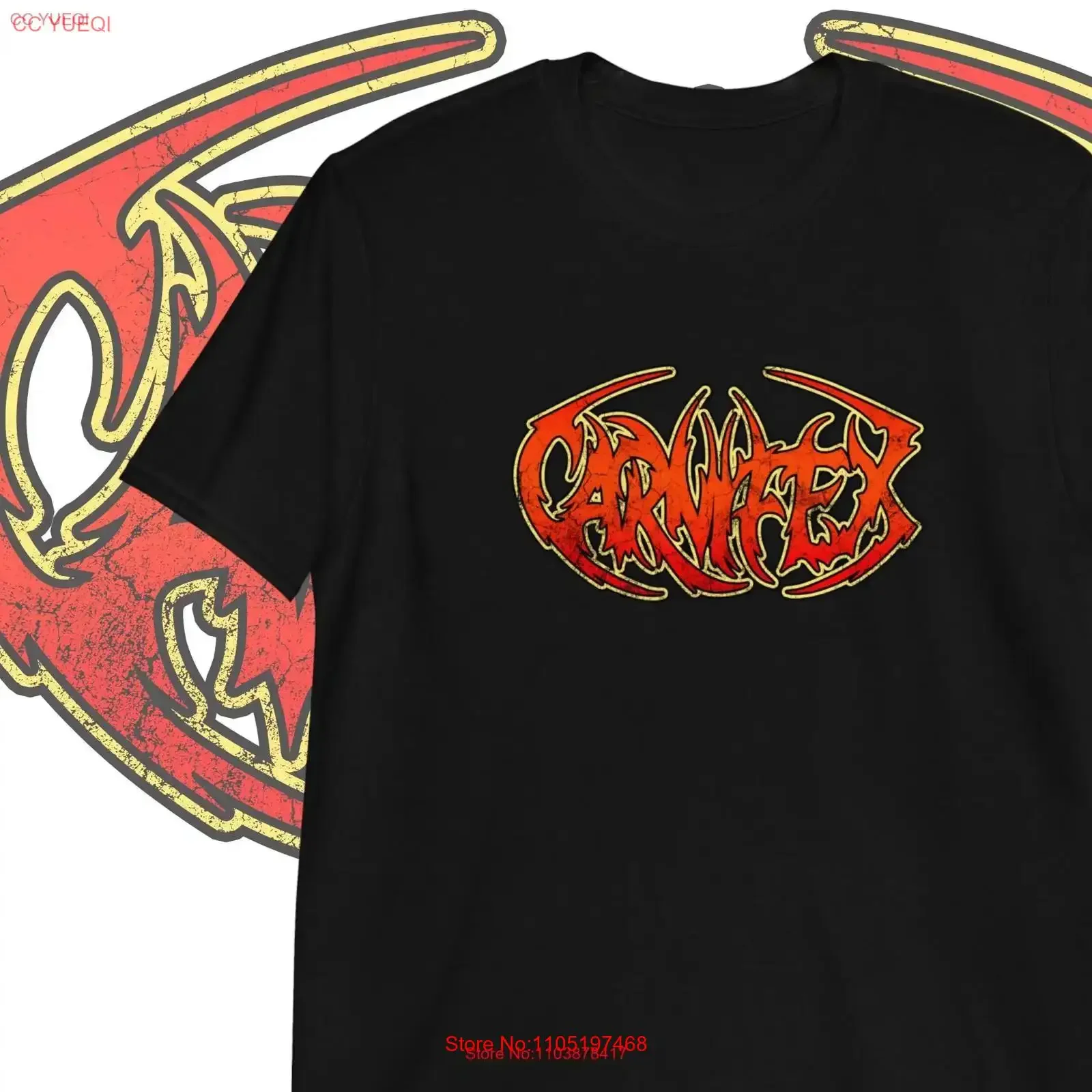 

Футболка Carnifex, винтажный стираный топ для повседневной носки, растянутая повседневная дизайнерская одежда для дома, унисекс, удобная, мягкая, слегка