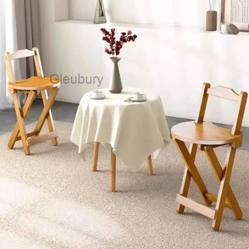 Chairs Wood Design Solid Minimalist Bar Midcentury Ancient Ultralight Bar Chairs Folding Waiting Taburetes De Bar Furniture