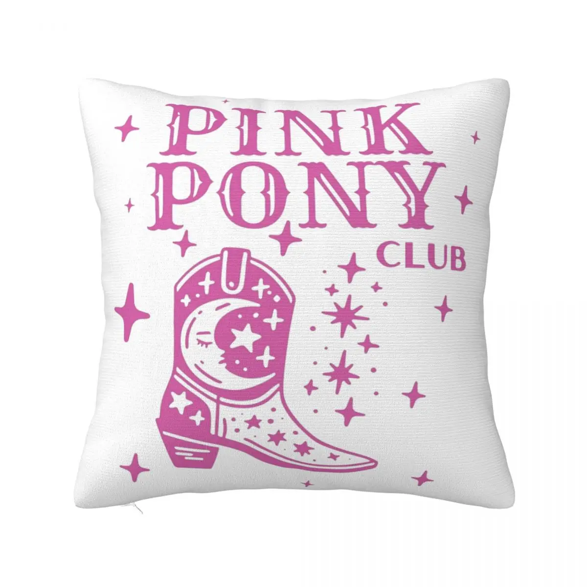 Pink Pony Club Chappell Roan Pillowcase Printing Polyester Cushion Cover Gift Pillow Case Cover Living Room Zipper 40X40cm