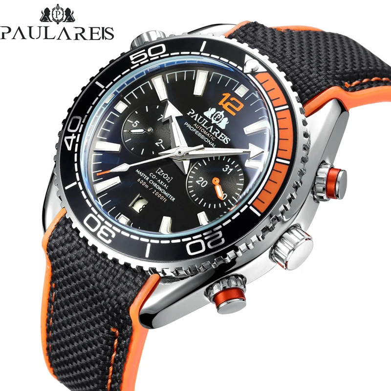 Relógio Masculino PAULAREIS P Automático Luminosa