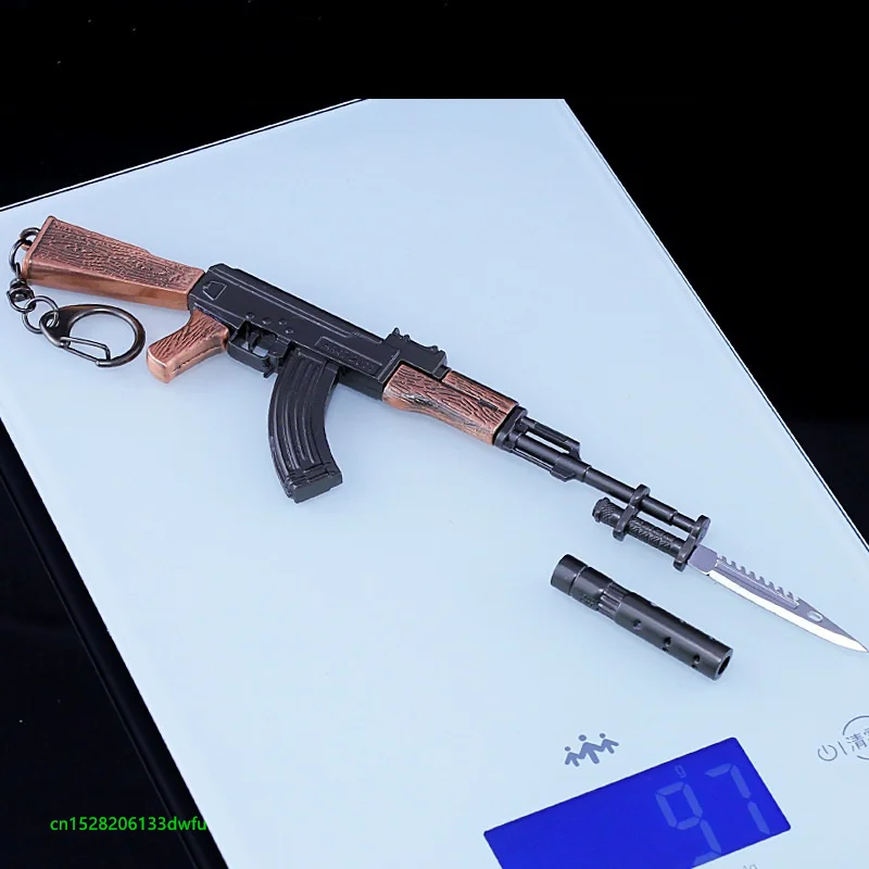 

1:3 АК металлический автомат AK47 игрушечный пистолет Миниатюрная модель новый высококачественный пистолет брелок Подвеска подарок на день рождения