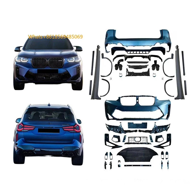 High Quality Rear Bumper Grille Side Skirt Upgr Bodykit s X3  G01 2022