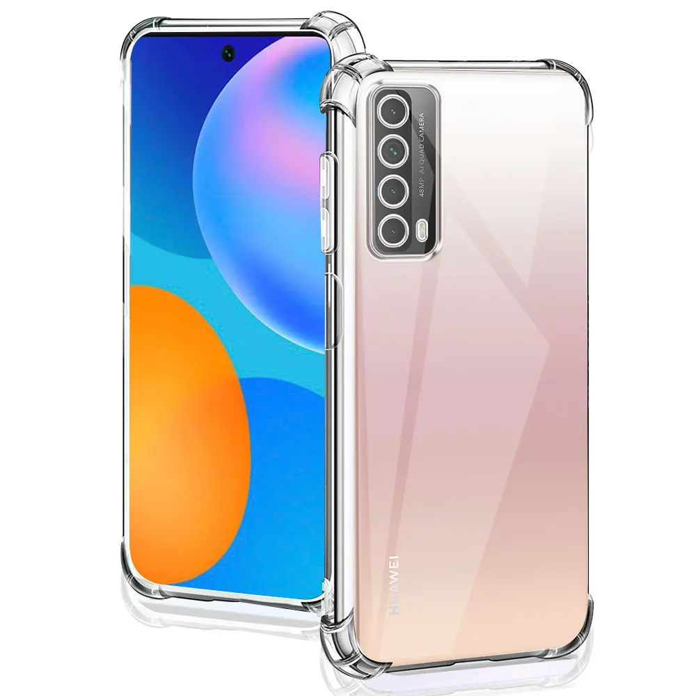 For Huawei P smart 2021 Case Silicone Soft Shockproof Cover For P smart2021 Clear Phone Case For Huawei P smart 2021 Funda Coque