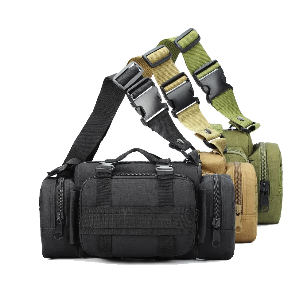 

Stock Tactical Bag Molle Backpack Outdoor Bumbag Shoulder Bag Hip Pack Bag for Fishing Hunting Camping
