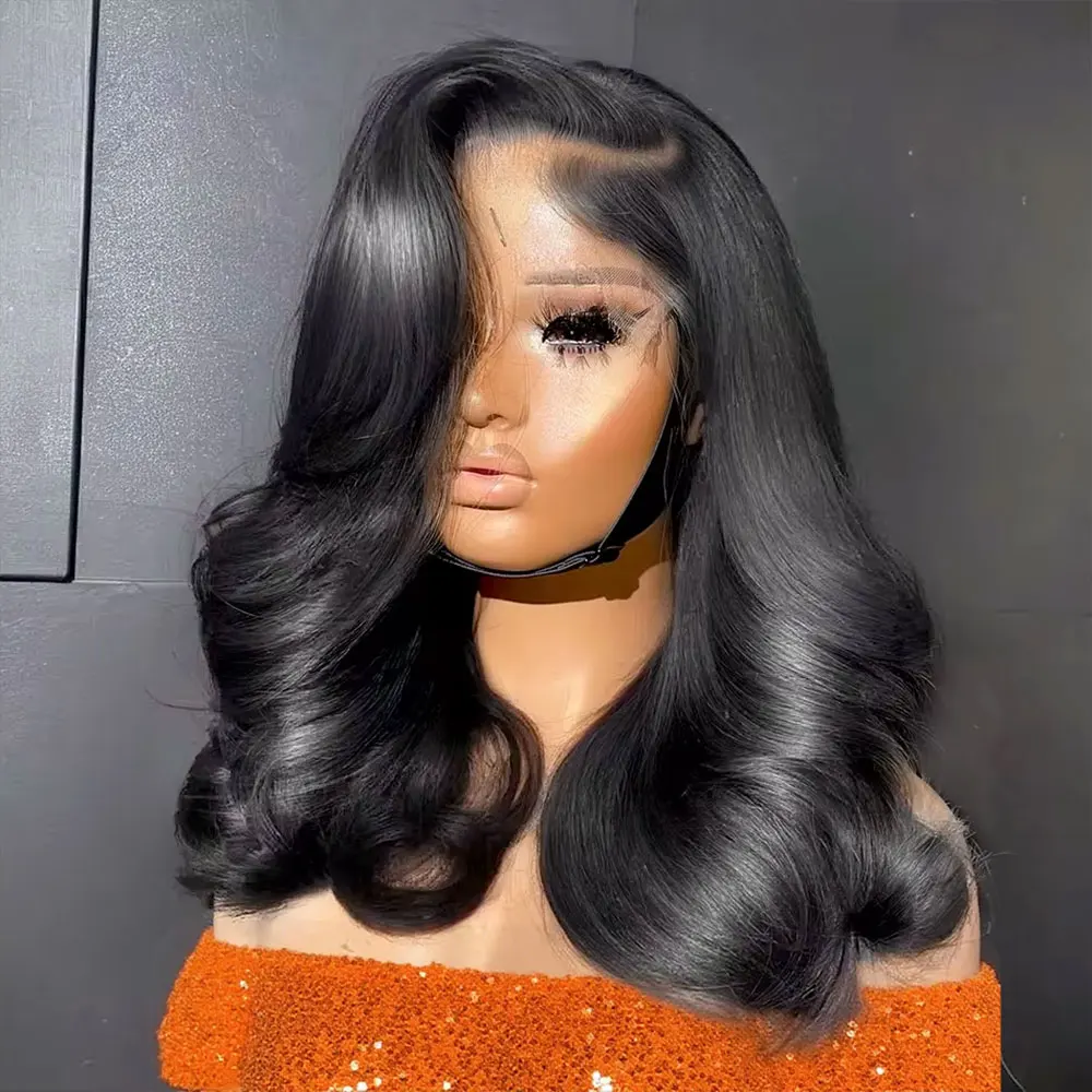 

Короткий парик-боб с эффектом Body Wave, без клея, 13x4, из натуральных волос, 7x5, готовый к носке, предварительно прорезанный, для женщин, плотность 250%, с предварительно нарезанным кружевом