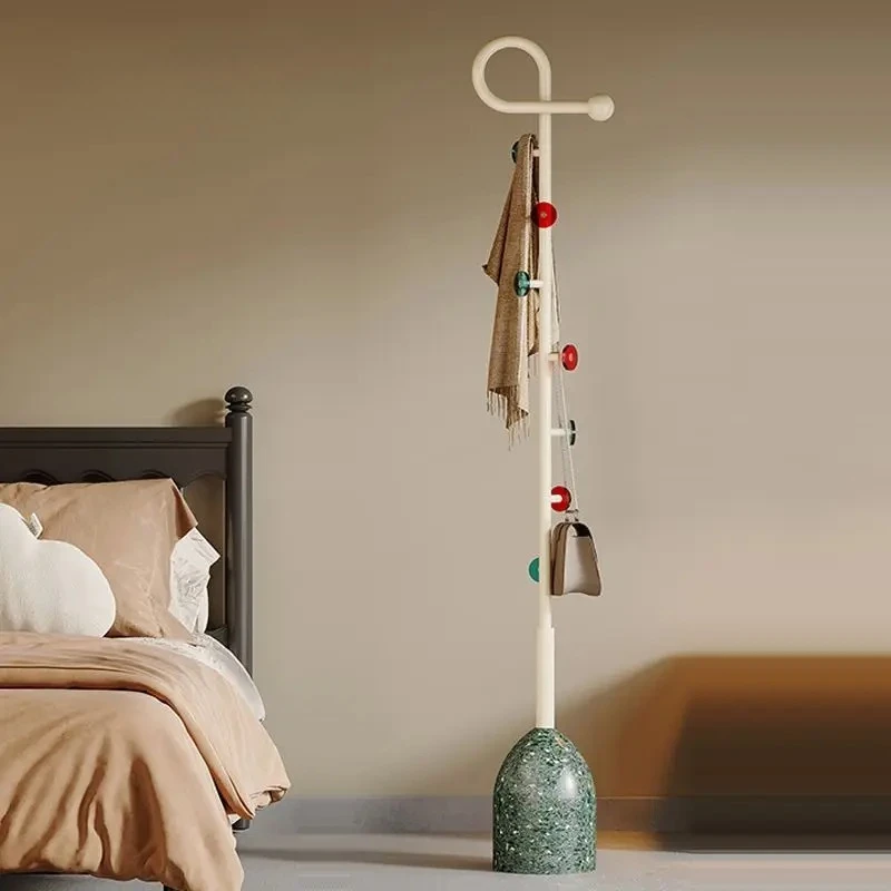 Floor Standing Musical Note Coat Rack - Modern Light Luxury Clothes Rack for Bedroom
