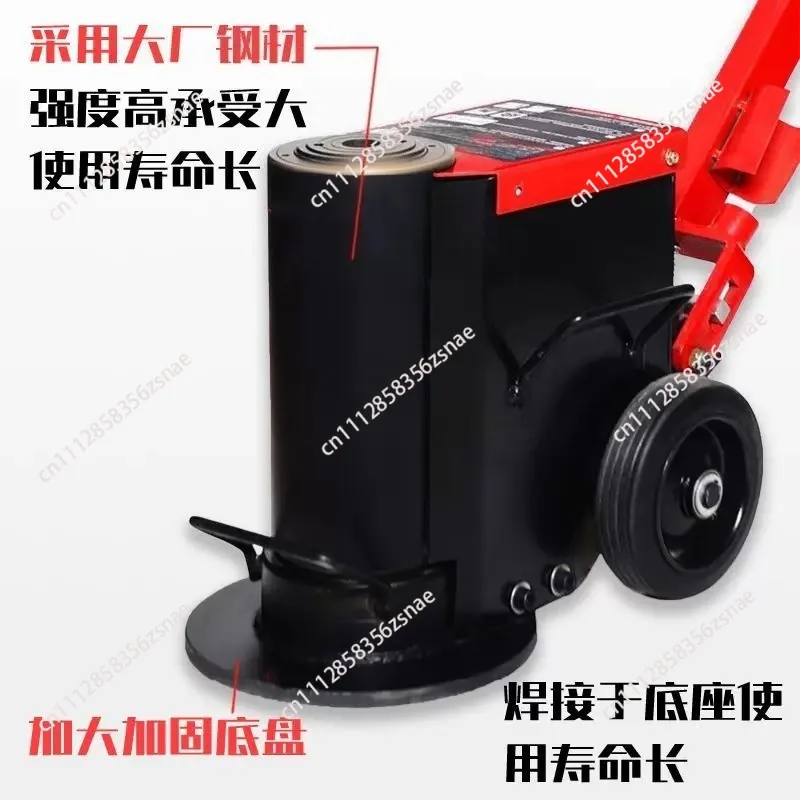 Horizontal pneumatic hydraulic top hoist 80 tons 100 tons high top beam heightening jack truck heavy truck