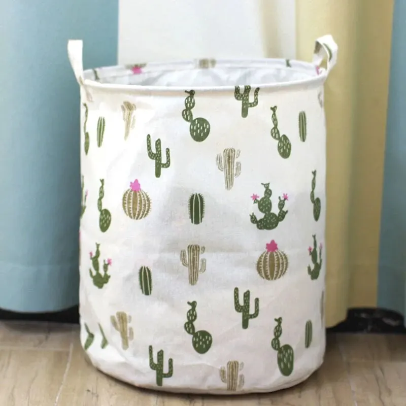 Storage Basket Storage Bucket Baby Clothes Storage Basket Cloth Hamper Fabric Hamper Sundries Basket Washing Basket