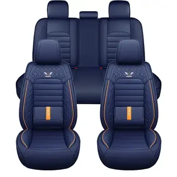 5místný kompletní potah na autosedačku z prodyšné kůže Napa - luxusně padnoucí, ergonomický design s pevnou bederní opěrkou 10 nejlepší prodej Potahy sedadel Toyota Crown - №10