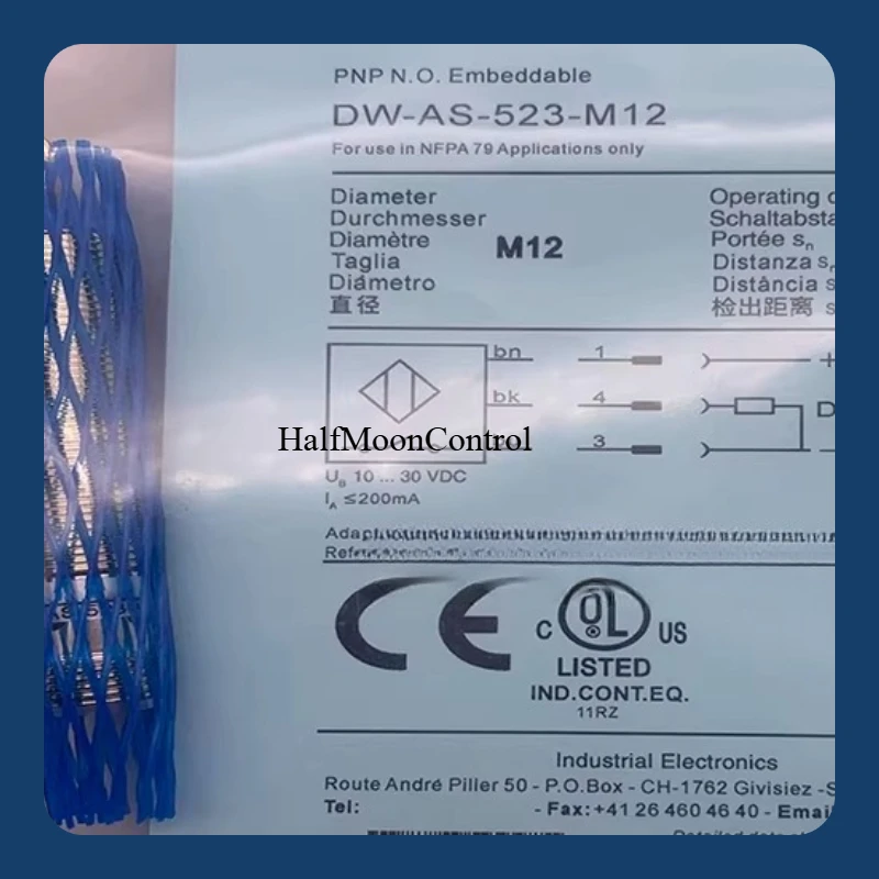 

New DW-AS-523-P12-627 Proximity switch sensor